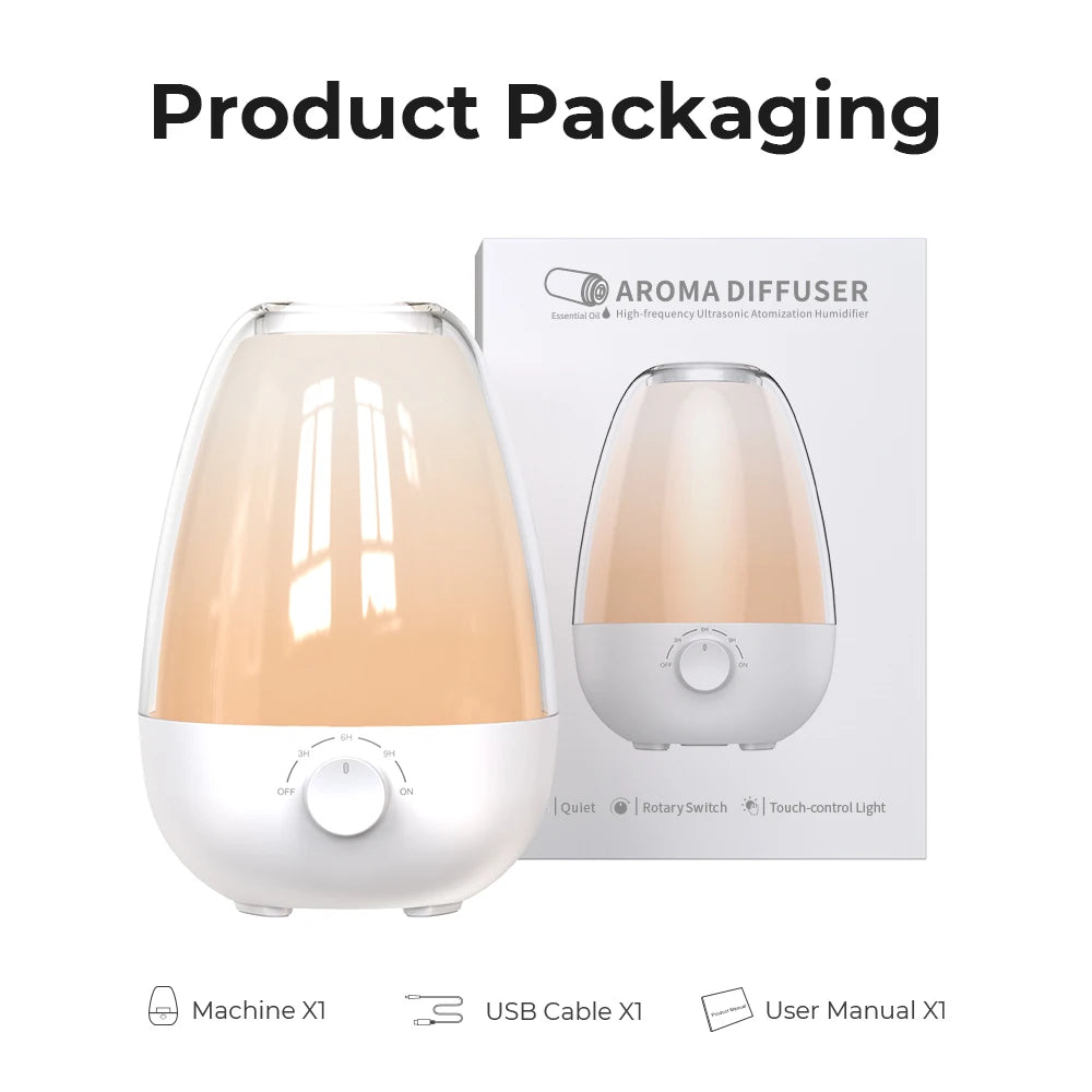 USB LED Night Light Oil Electric Diffuser Humidifier