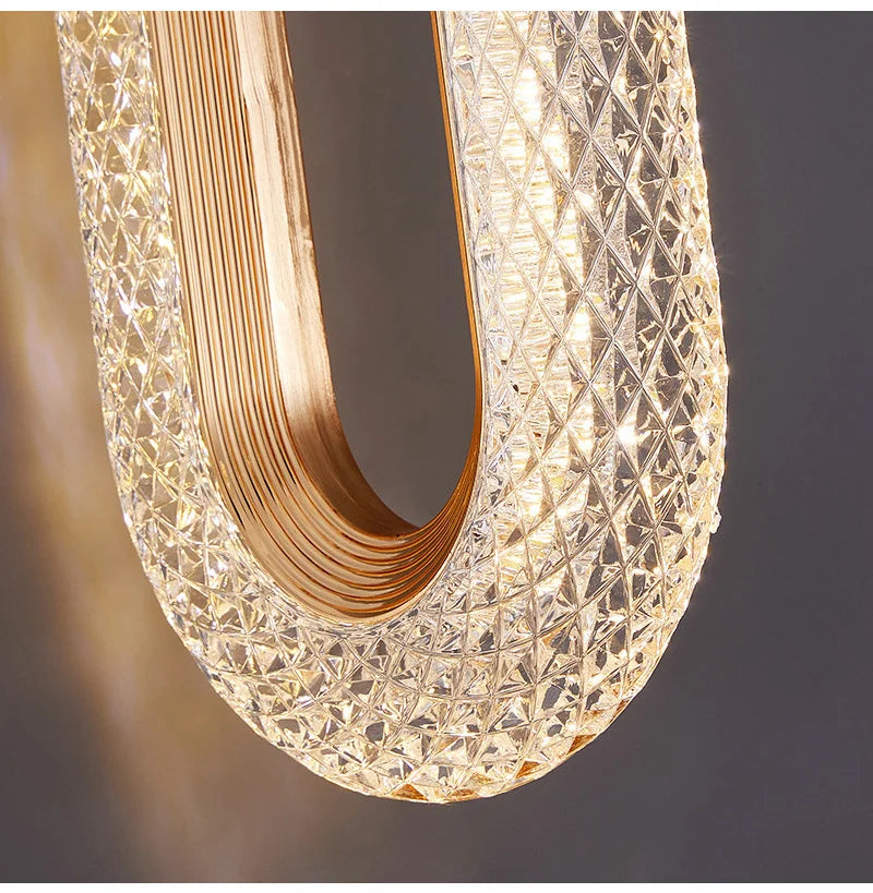 Modern Crystal LED Pendant Lamps