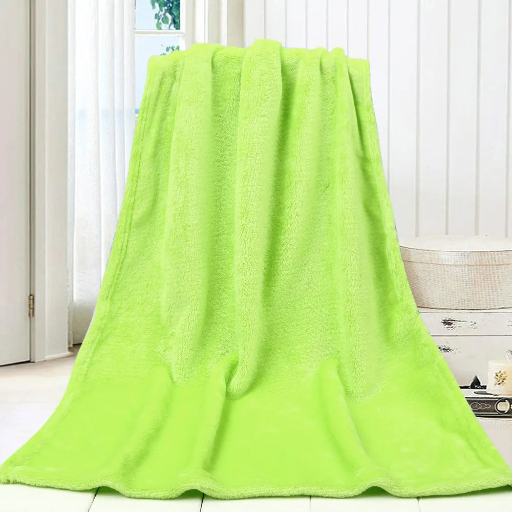 50x70cm Fashion Solid Soft Throw