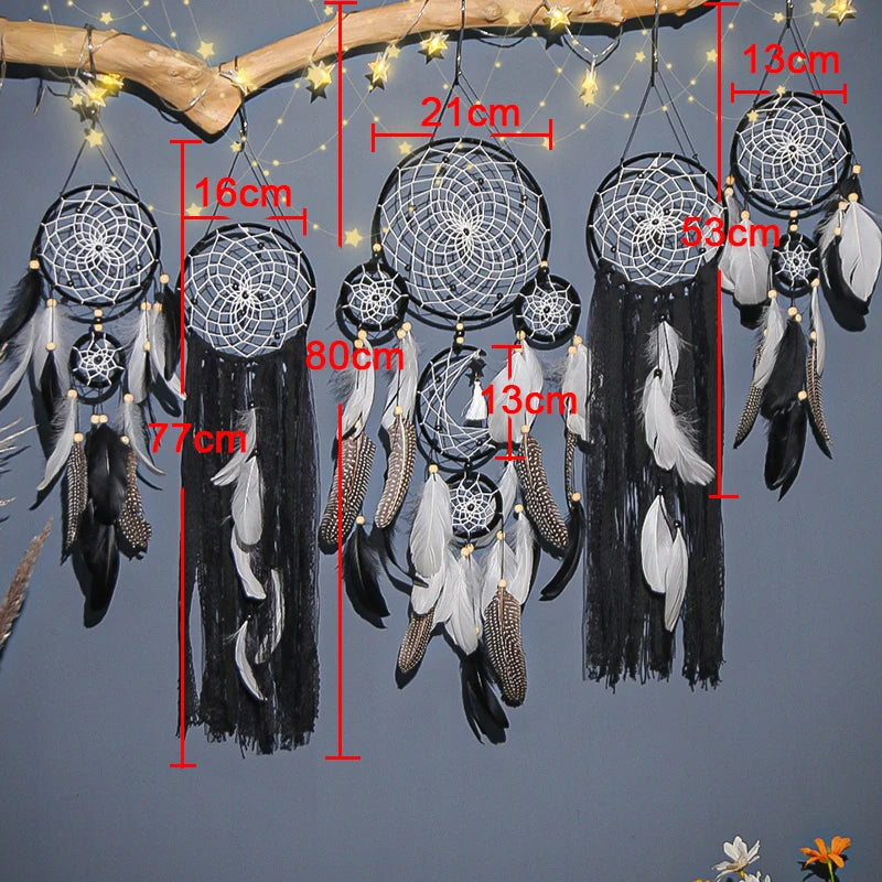 5pcs/set Dream Catchers Macrame