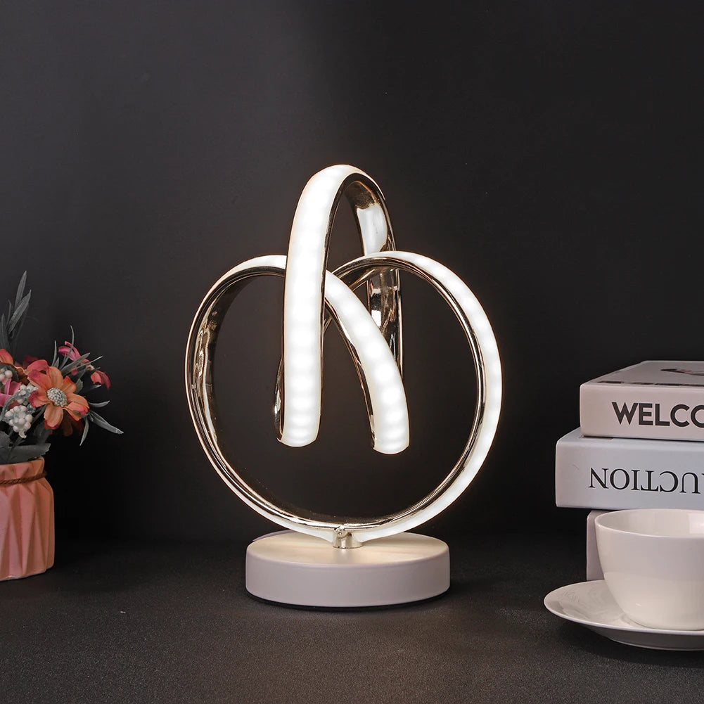 Modern Spiral LED Table Lamp