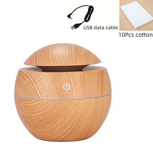 Wood Grain Air Humidifier Essential Oil Fragrance