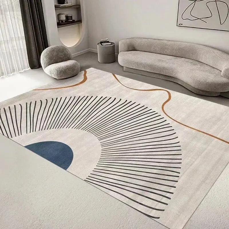 Striped Velvet Rug