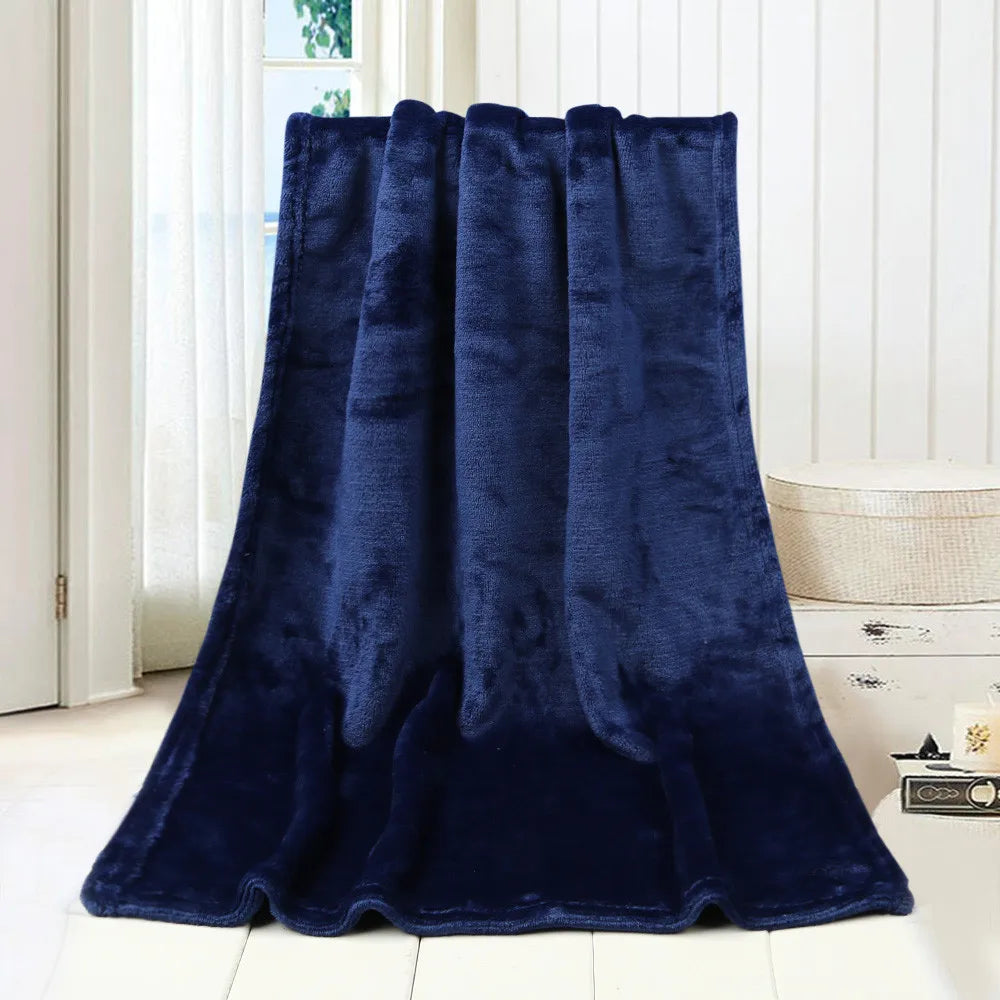 50x70cm Fashion Solid Soft Throw