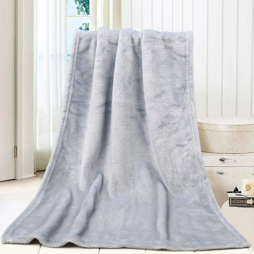 50x70cm Fashion Solid Soft Throw