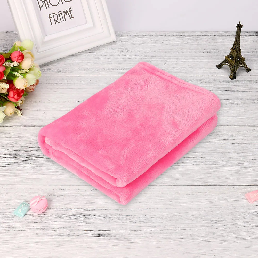 50x70cm Fashion Solid Soft Throw