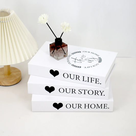 3pcs/Set decorative display books