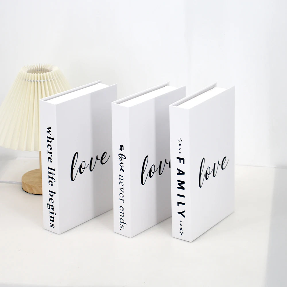 3pcs/Set decorative display books