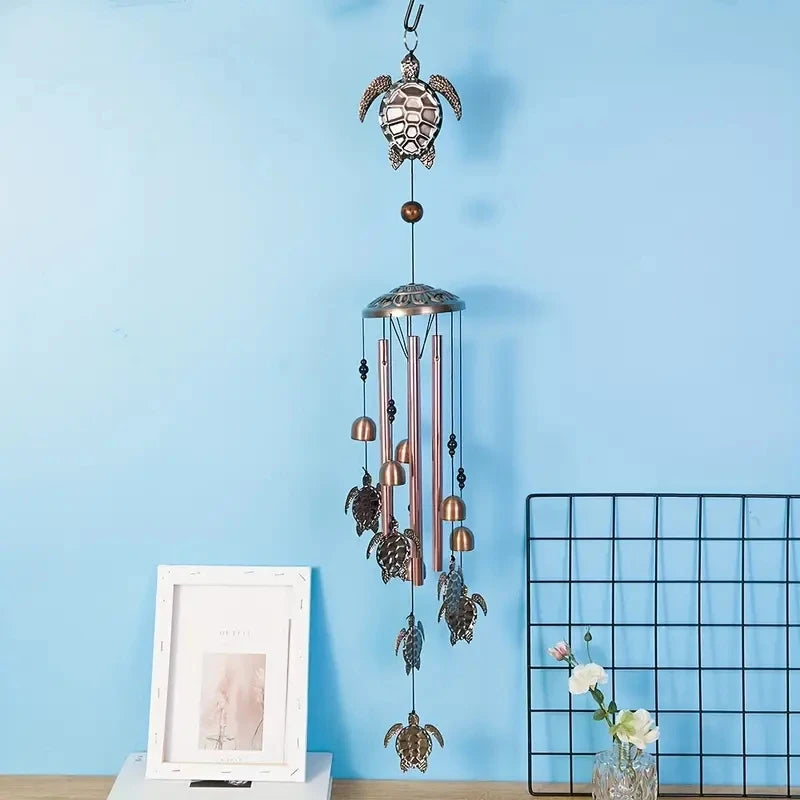 1pc Vintage Metal Turtle Iron Wind Chime