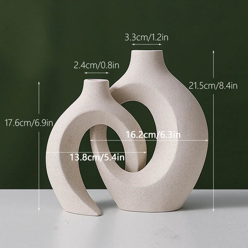 Heart Shape Ceramic Vase