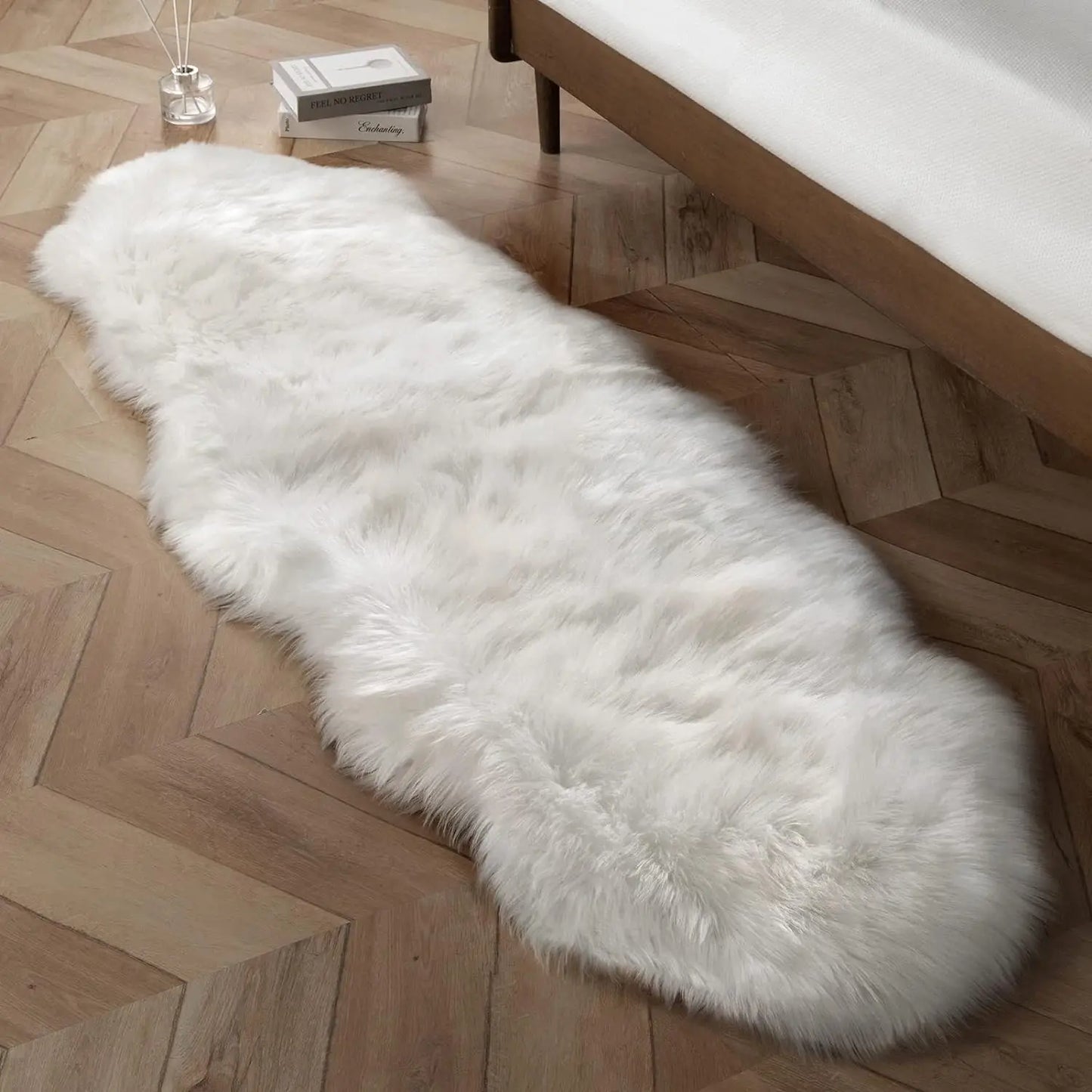 Fur Faux Sheepskin Soft Carpet Washable Seat Mats