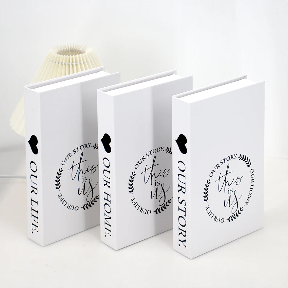 3pcs/Set decorative display books