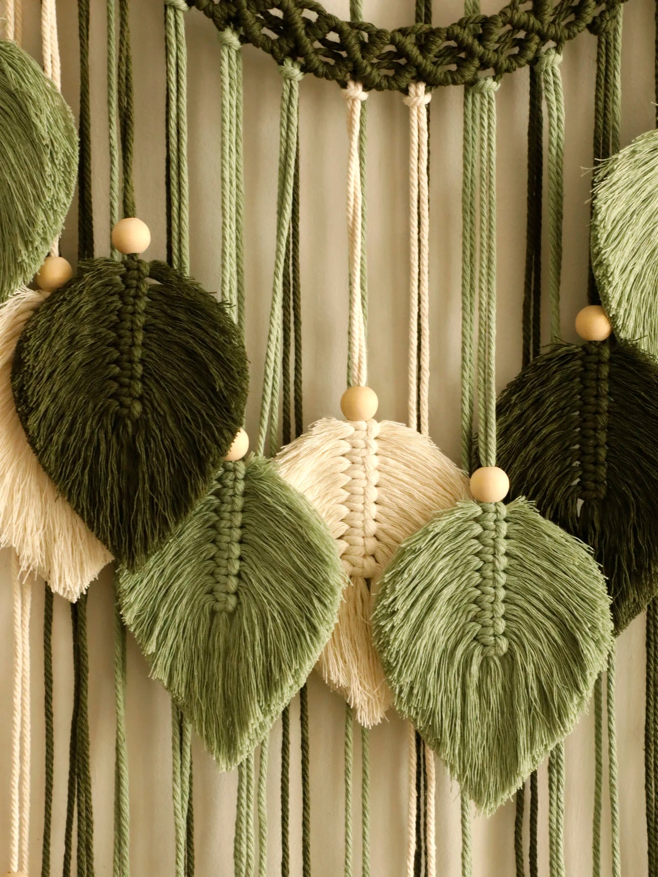 Leaf Tapestry Handmade Macrame Tapestries