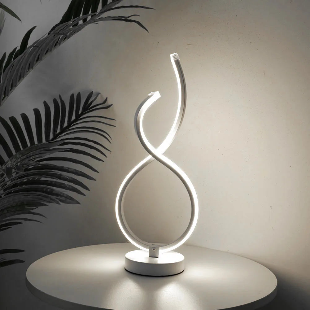 Modern Spiral LED Table Lamp