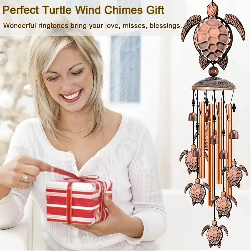 1pc Vintage Metal Turtle Iron Wind Chime