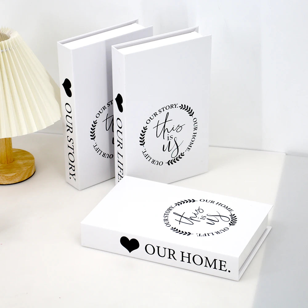 3pcs/Set decorative display books