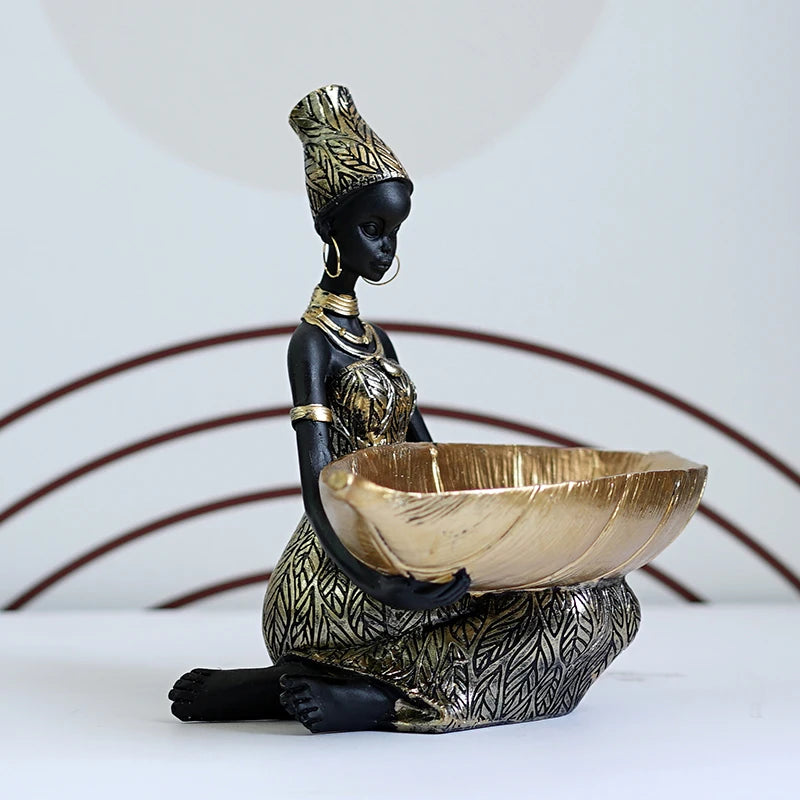 Storage Figurines Africa Figure