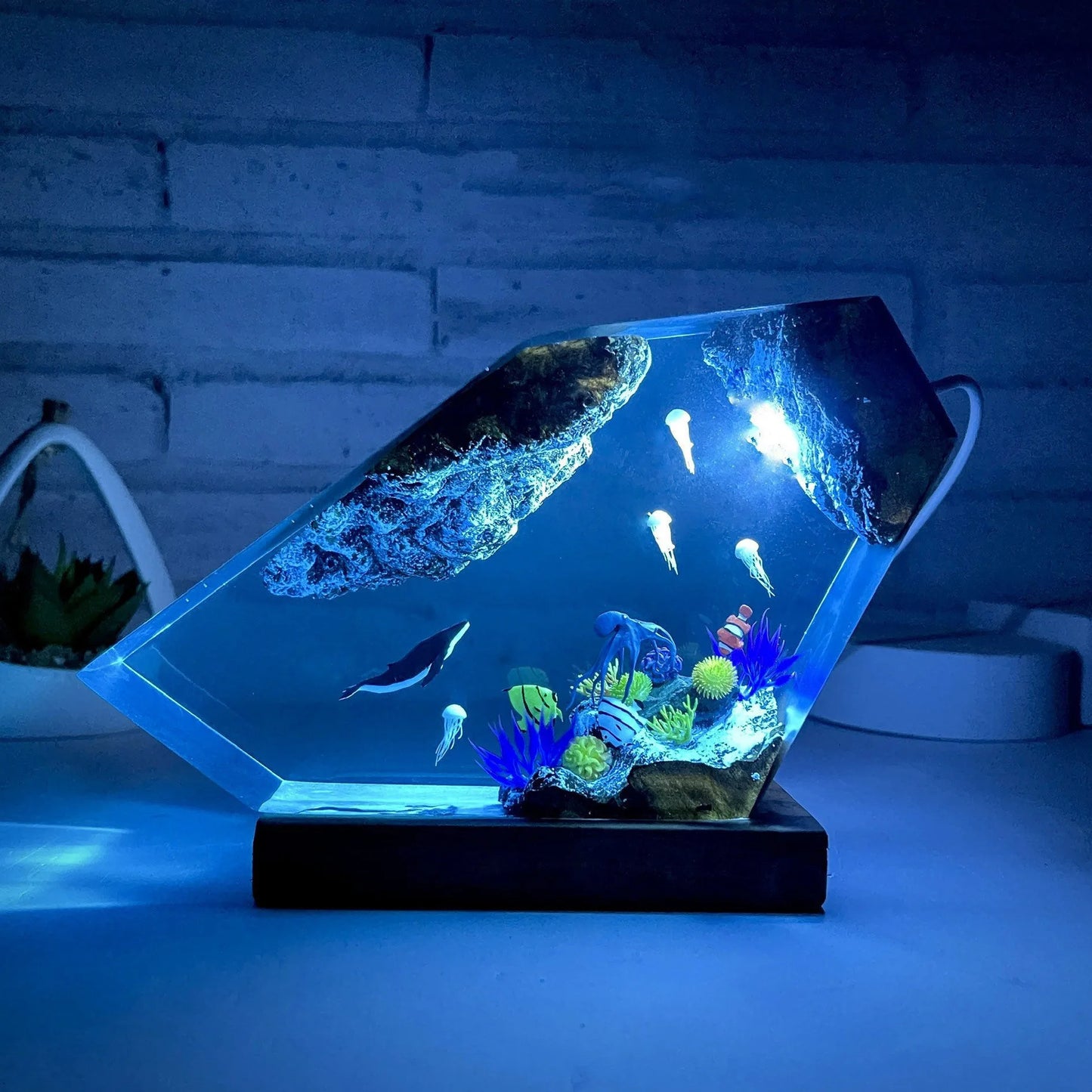 Seabed World Organism Resin Table Light