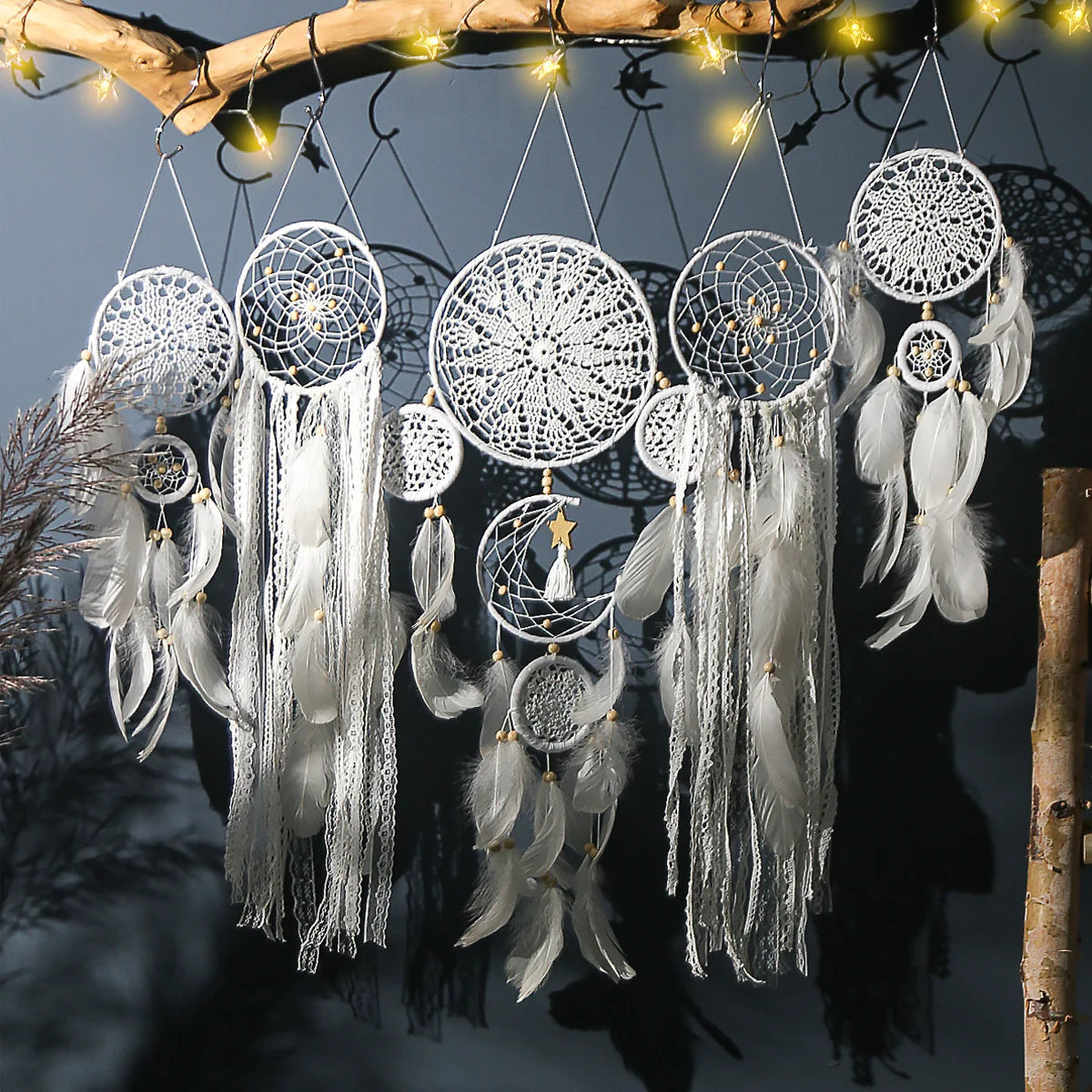 5pcs/set Dream Catchers Macrame